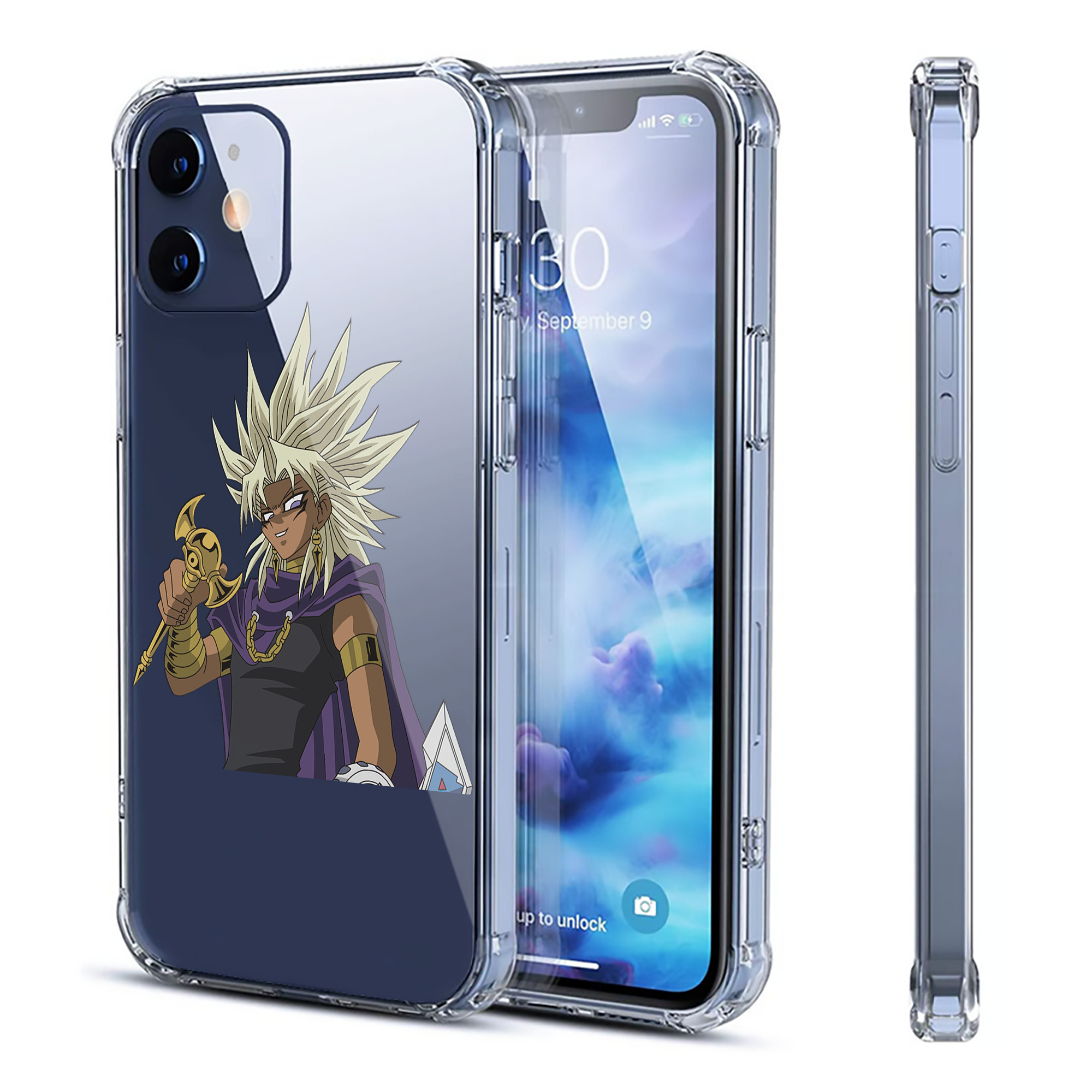（画像用） 遊☆戯☆王 Yu-Gi-Oh! 【iPhone 12シリーズ対応】透明スマホケース（クリアソフトケース）